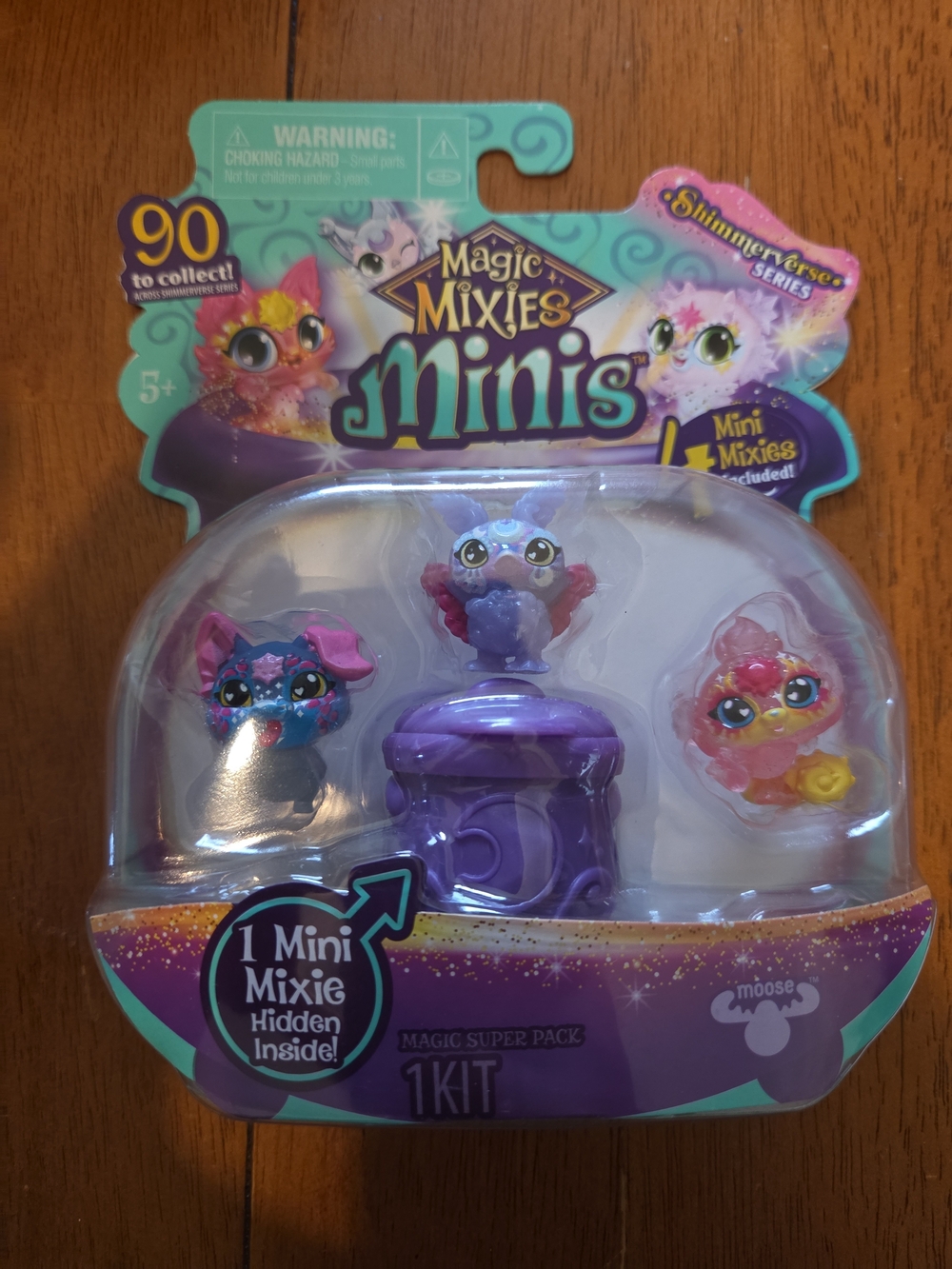 Magic Mixies Minis Shimmervese 4-Pack - Purple, Pink, Orange - Picture 4 of 7